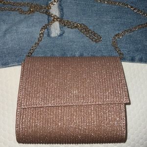 Rose Gold Glitter Crossbody